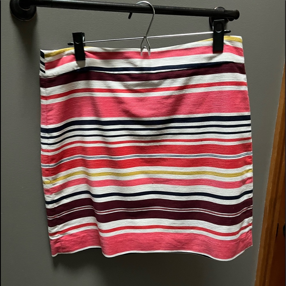 LOFT striped skirt- size 10
